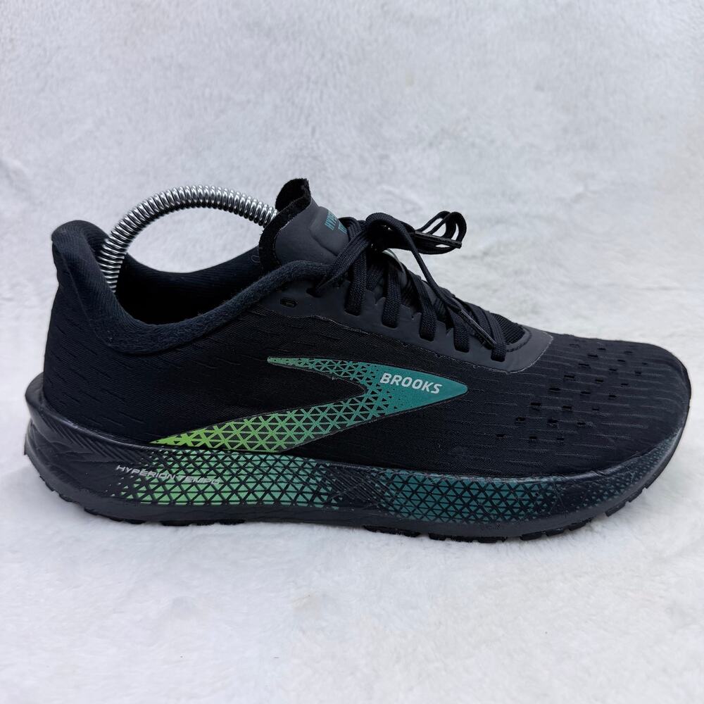 Brooks Hyperion Tempo Mens Road Running Shoes Black Kayaking Green Gecko 8.5 Run